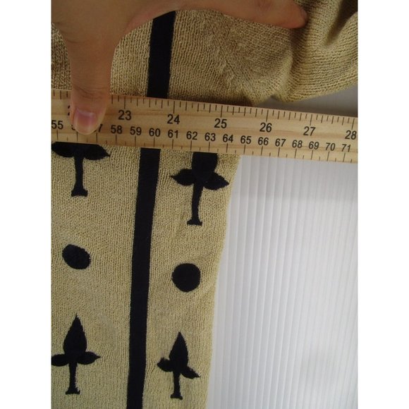 VINTAGE Theo Miles Sweater Plus 2X Tunic Pullover Shoulder Pads 90s - Picture 5 of 10